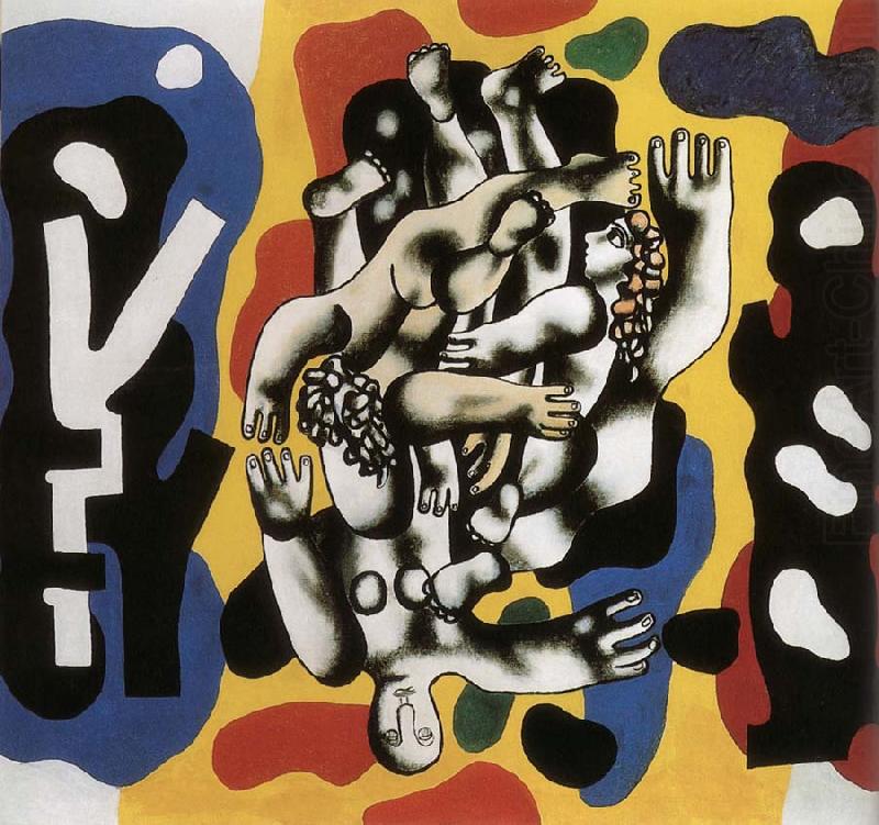 The Diver in the yellow deep bottom, Fernard Leger